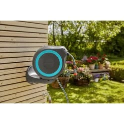 Gardena Wandslangenbox Roll-up 20 Meter Grijs Blauw 12 Gardena Wandslangenbox Roll-up 20 Meter Grijs Blauw -Gardena 123 1109
