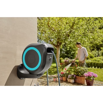 Gardena Wandslangenbox Roll-up 20 Meter Grijs Blauw 7 Gardena Wandslangenbox Roll-up 20 Meter Grijs Blauw - Afbeelding 5