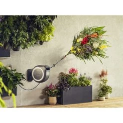 Gardena Wandslangenbox Roll Up 35 Grijs/wit Meter Incl. Tuinspuit -Gardena 123 1152