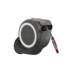 Gardena Wandslangenbox Roll Up 15 Grijs/wit Meter Incl. Tuinspuit -Gardena 123 775