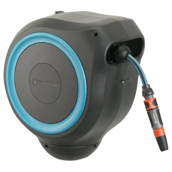 Gardena Wandslangenbox Roll Up 15 Meter Incl. Tuinspuit 4 Gardena Wandslangenbox Roll Up 15 Meter Incl. Tuinspuit - Afbeelding 2