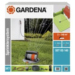 Gardena Complete Set Met Verzonken Zwenksproeier OS 140